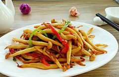 干煸茶树菇